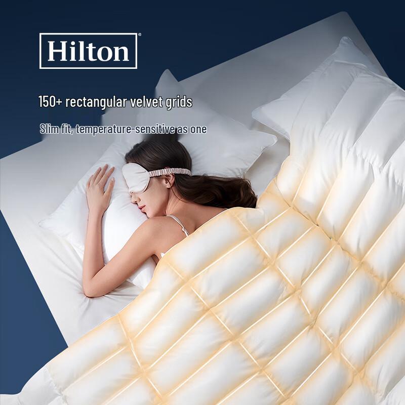Hilton Hotel Collection 90% White Goose Down Comforter