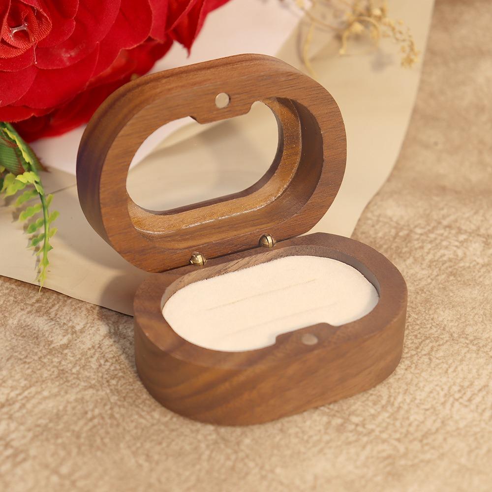 Engagement Ring Finger Ring Box Jewelry Storage Box Couple Rings Holder Wedding Ring Case  Wedding