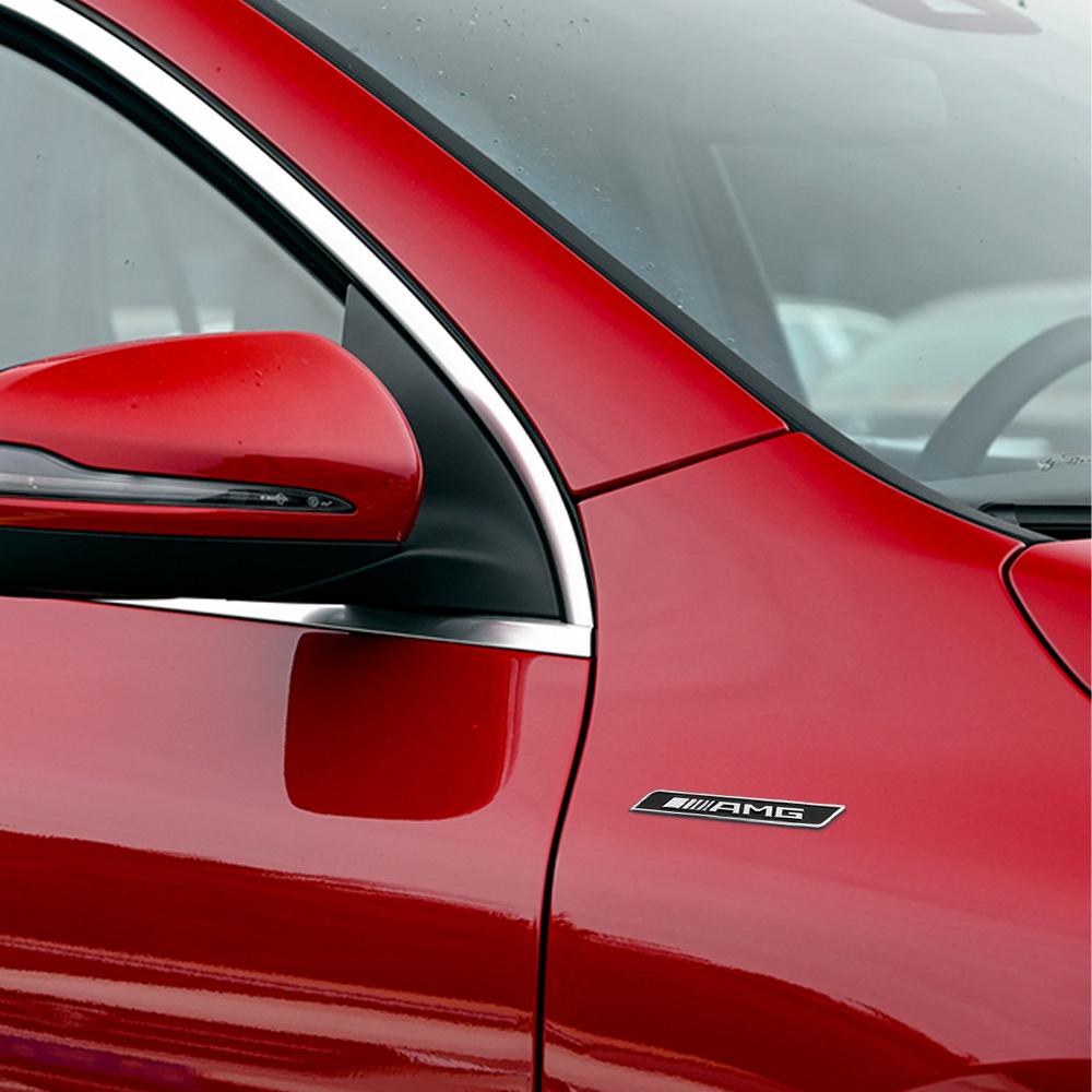 1pcs 3D Aluminium Emblem Sticker Car Fender Trunk Badge Stickers for Mercedes-Benz Maybach E-Class C-Class S-Class S450 S560