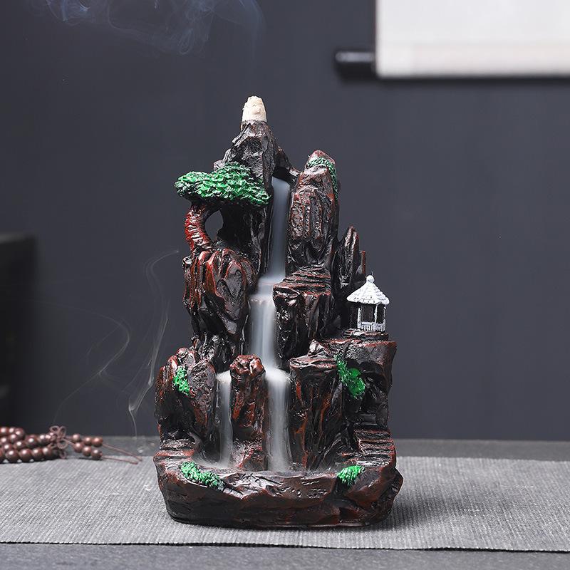 Incense Holder Ceramic Incense Burner Creative Ornaments for Backflow Incense Burner