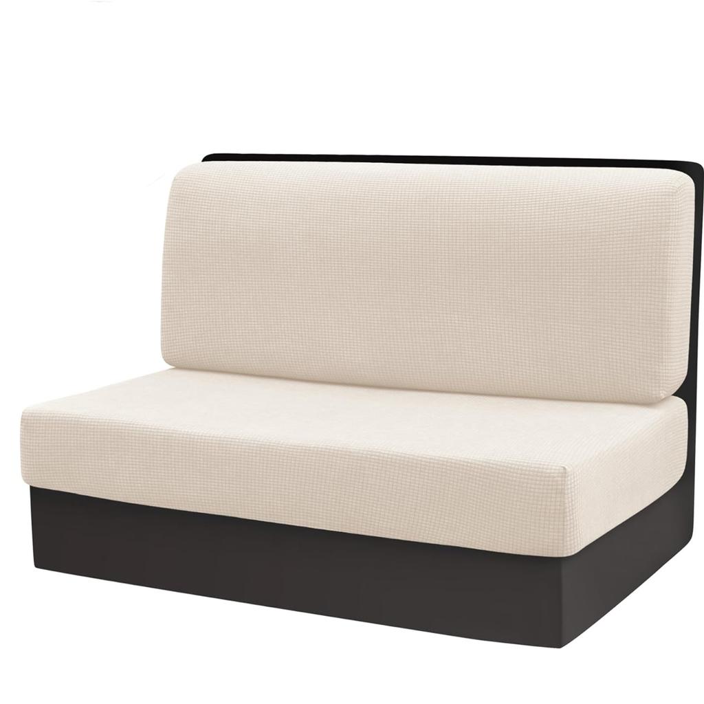 Housse de coussin pour dinette de camping-car, housse de siège de cabine de camping-car, housse de canapé pour banc de voiture de camping-car, 1 housse de dossier et 1 housse de banc