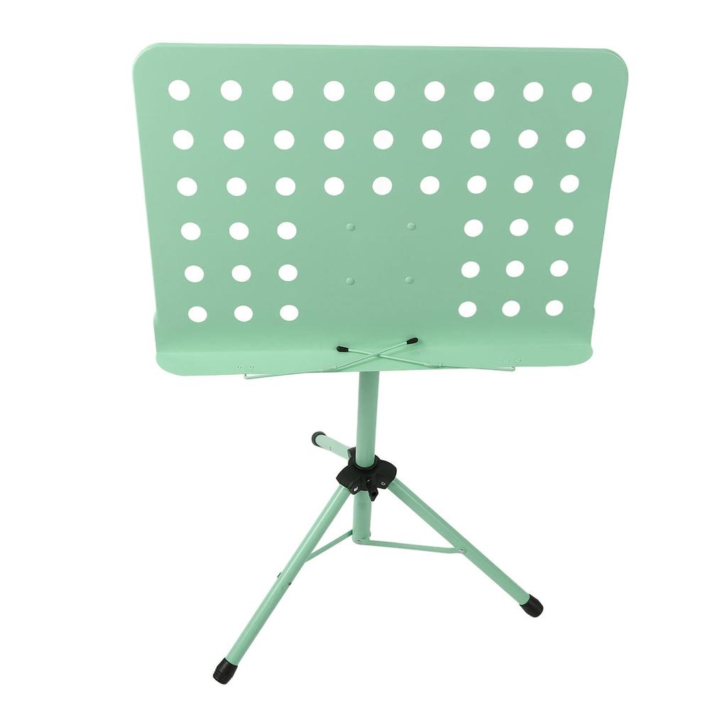 Notenstandaard Draagbaar Opvouwbaar Hefbaar Professionele Muziekboekstandaard voor Gitaar Viool Groen