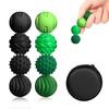 Silicone Magnetic Sensory Balls Fidget Toys - 4 Pack Silent Office Desk Stress Balls, Stress Relief Toys for Adults and Teens
