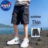 NASA MARVEL Herr sommar casual cargoshorts