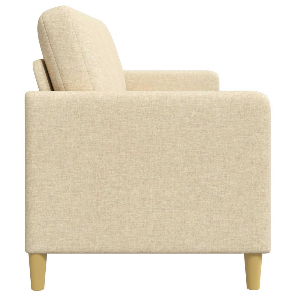 Storage Sofa in Cream 192 x 78 x 87 cm Polyester