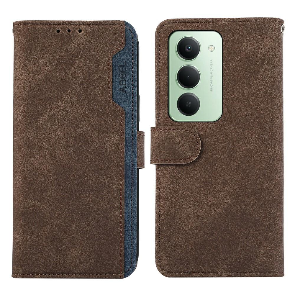 For Xiaomi Redmi 15 4G (EU) (171mm) Case Color Splicing Leather Flip Phone Cover RFID Blocking