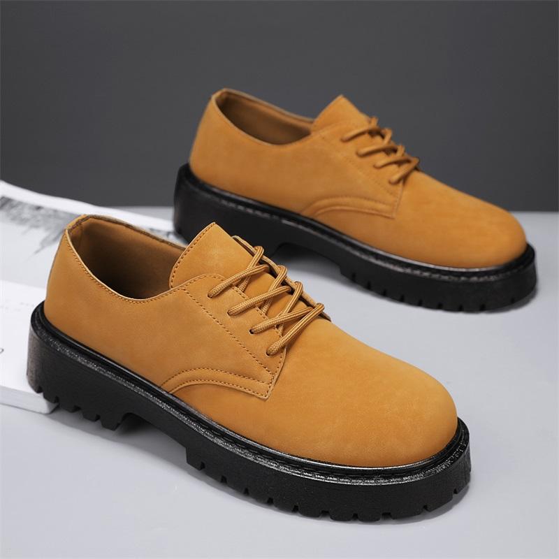 

Men s Casual Work Shoes Big Toe Oxfords Shoes Retro Brogue Shoes For Men Youth Fashion Business Leather Shoes Men Shoes 44