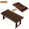 Wooden Japanese Table Small Coffee Table Bay Window Meditation Altar Low Sitting On the Floor Bed Table Tray Foldable Legs