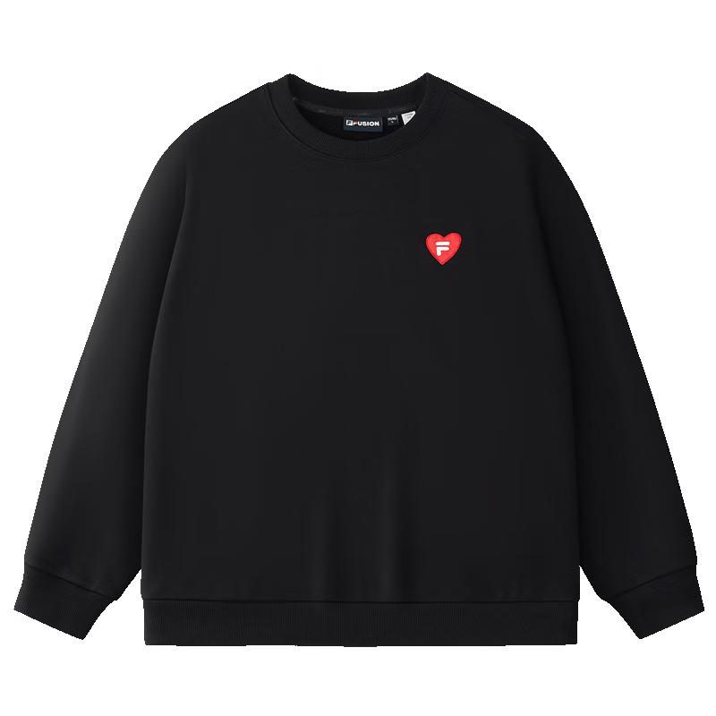 FILA FUSION Crewneck Loose Knit Sweatshirt XS
