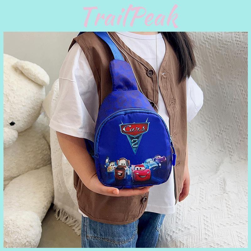 America Child Captain Anime Shoulder Bag Outdoor Casual Cartoon Chest Bag Fashion