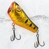 5.5CM/9G Topwater Fishing Lure with Double Hooks Realistic Floating Bionic Artificial Plastic Hard Bait Freshwater Saltwater Fishing Accessories