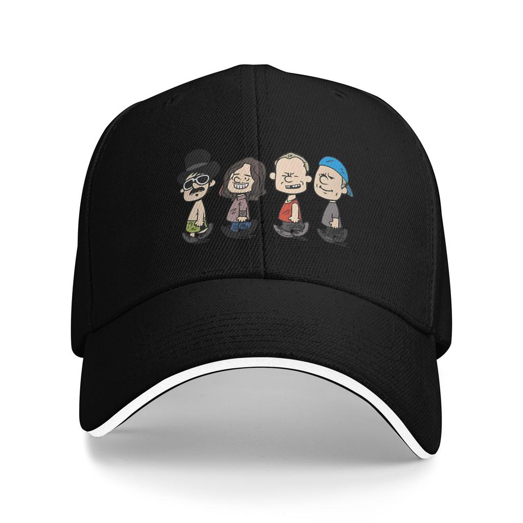 Rock RHCP Band Baseball Cap  y2k Funny Men Women Hip Hop Hats Wholesale Custom Logo Outdoor Gym Baseball Caps Birthday Gift
