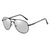 New Polarized Men Pilot Vintage Sun Glasses Photochromic Metal Frame Sunglasses Women Driving Eyewear Goggles Uv400