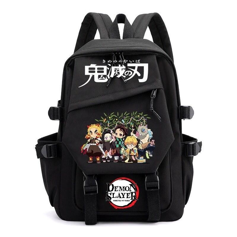 Japan Cartoon Comics Demon Slayer Instagram Backpack, Japanese Retro Style, Large Capacity Student Backpack 0016 KTB