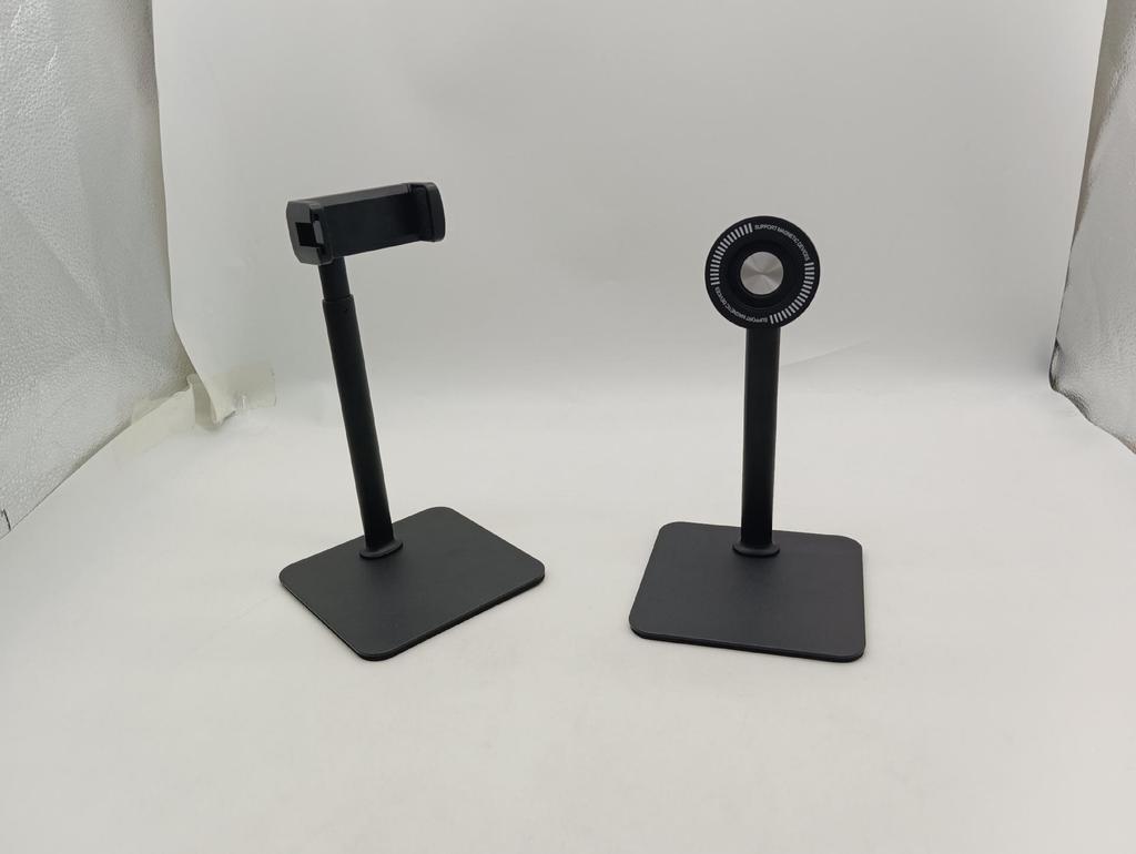 Retractable Multifunctional Metal Desktop & Bedside Phone/Tablet Stand for Live Streaming & Online Classes