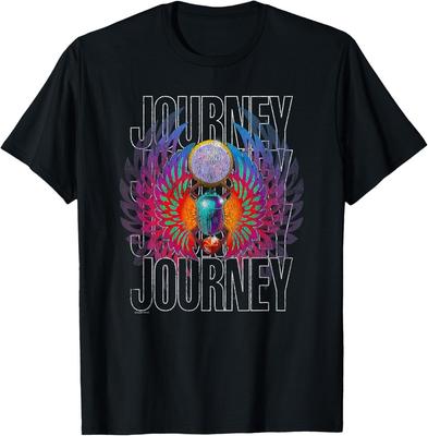 Ripple Junction x Journey Infinity Wings Levendige Scarabee Muziek T-shirt