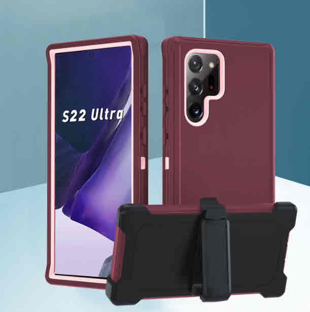 Shockproof Phone Case Colorful Series Multi Color for Samsung Galaxy S22 Ultra Mobile Phone case