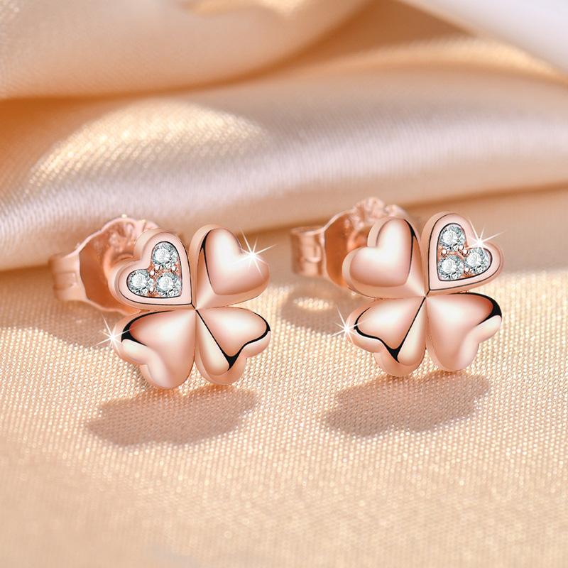 925 Sterling Silver Earrings Roman numeral For Women Exquisite Student Girlfriend Jewelry Accessories Wedding Fashion Gift
