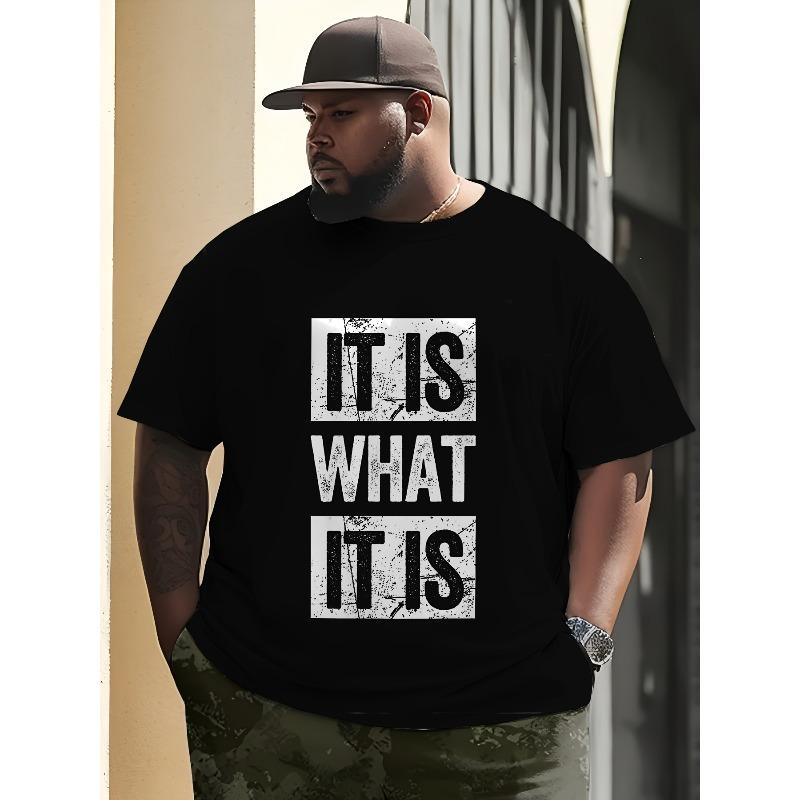 Europäische Größen Herren Sommer Trend T-Shirt, T-Shirt im künstlerischen Stil, Lässiges und bequemes Herren-T-Shirt, GROSSE GRÖSSEN
