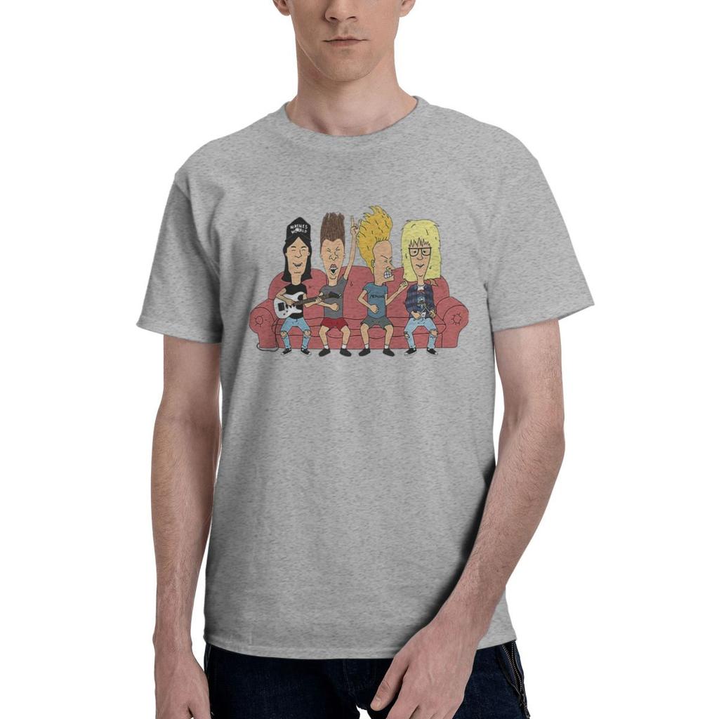 Beavis And Butthead 100 Cotton Casual Breathable Confortable Tops Funny Mens TShirts Mens Tops