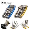 11-in-1 Portable Bicycle Repair Kit with Chain Breaker and Tire Patch Tools for Mountain and Road Bikes