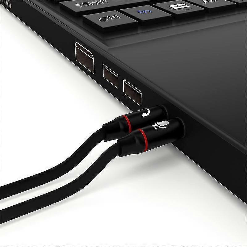 3.5mm Y splitter cable for headphone and mic on computer