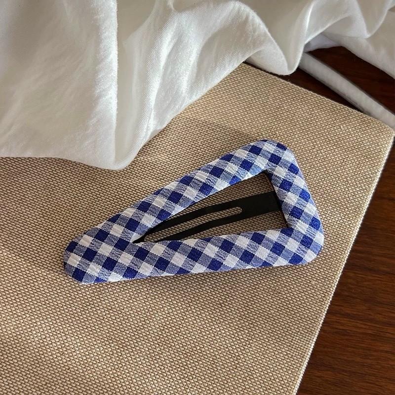 Korean Style Polka Dot Triangle Hair Clip Women's Fashionable and Simple BB Clip Hair Accessories