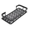 Shower Storage Rack 3 Layers Punch   Rectangle Aluminum Shower Shelf Basket for Home Bathroom