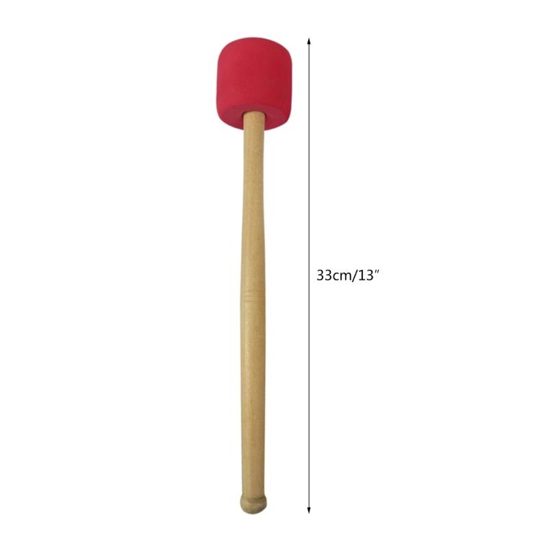 Drum Mallet Stick with Foams Head Percussions Stick for Marchings Band Snares Drum