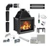 Cast Iron Fireplace KRATKI ZUZIA 15kW Ø200 Wood EKOPROJEKT Install Set