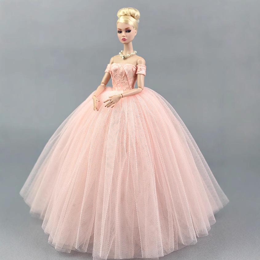 30CM Ankleidepuppe - Supermodel FR2 Stil mit bauschigem Feenprinzessin Hochzeitskleid