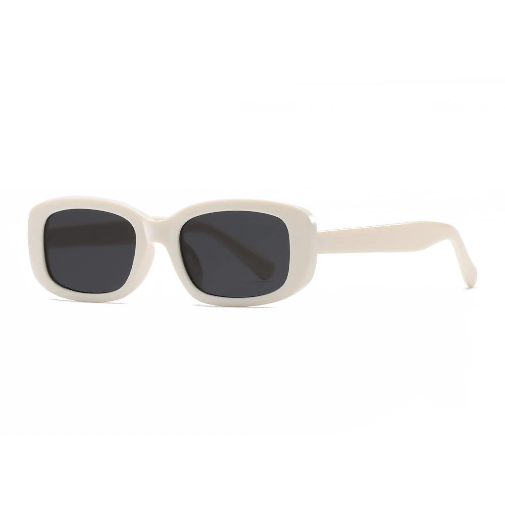 Sunglasses Women'S Retro Rectangular Frame Glasses Uv Protection Sunglasses Men'S High Sense