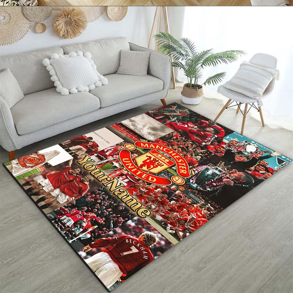 Manchester Personalized Name Floor Mat Perfect for Hallway Study room Foyer Bedrooms Anti-slip Rug Office home decor