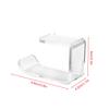 Headphone Hanger Bracket Acrylic Headset Stand Under Desk Earphone Storage Holder Rack