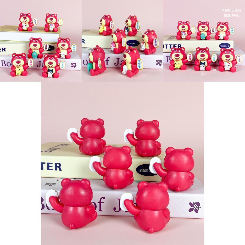 Lotso My Melody Pvc Toy With Assembly For Gift Home Decor And Collectible Fans