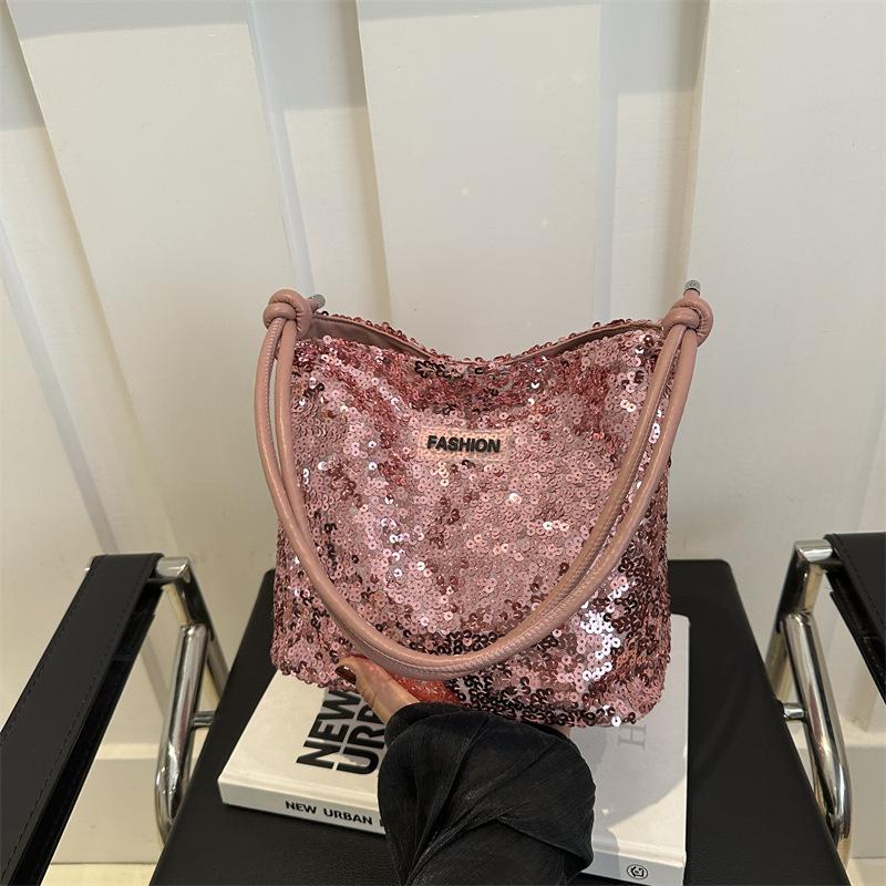 Sequins Fashion Shoulder Bag Women 2025 Underarm Bag Out Tote Bag Women