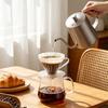Stainless Steel Pour-over Kettle with Narrow Spout Coffee Pot with Hanging Handle Flow-regulating Water Filling Kettle with Long Narrow Spout