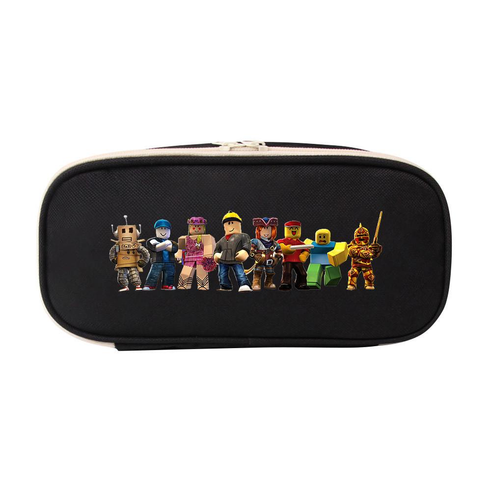 Roblox Canvas-Federmäppchen mit Reißverschluss für Schüler und Sammler