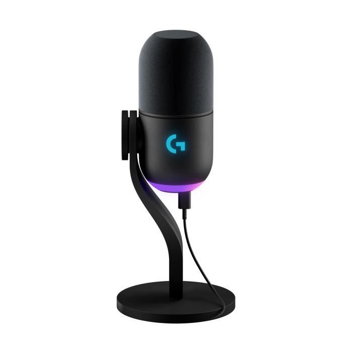 Logitech Noir Microphone Gaming G Yeti Gx Rvb Dynamique Avec Lightsync - Image 8