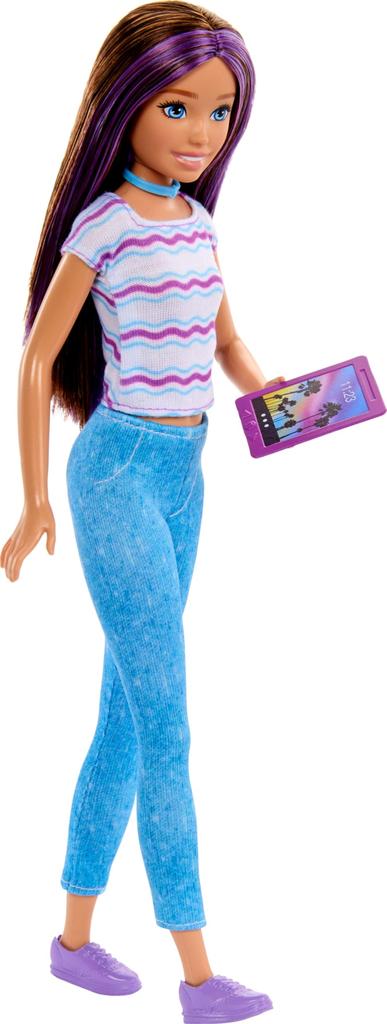 Sada panenek sester Barbie s oblečky a doplňky – Barbie, Skipper, Stacy, Chelsea