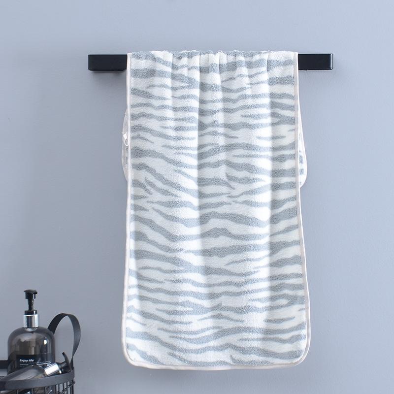 

Полотенце из кораллового флиса с молочным узором, ультрамягкое, толстое банное полотенце, быстросохнущее, приятное для кожи, домашнее полотенце для лица, премиальный абсорбирующий подарочный набор 35*75cm