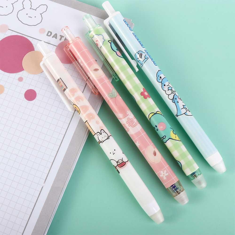 Kawaii Stationery Blue for Kids Washable Handle 0.5mm Gel Pens Erasable Pen Press Pen Student Pen