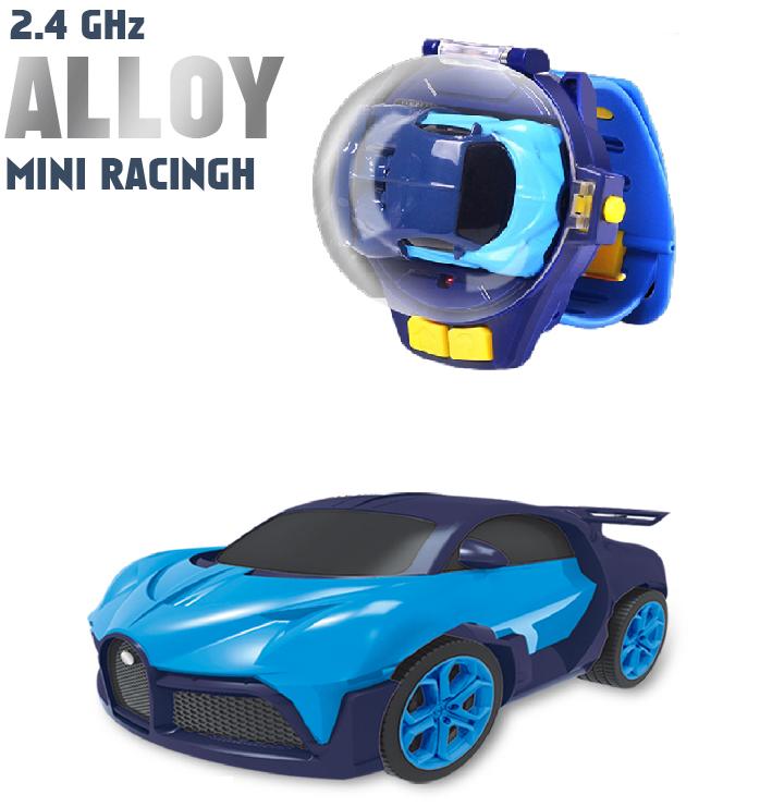 2.4G Children's Watch Remote Control Car Toy Novelty RC Car Toy Cartoon Portable USB Charging Watch Car Kid Birthday Gift