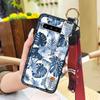 Silicone Chinese style Phone Case For Samsung Galaxy S10 5G/SM-G977N Waterproof Back Cover Lanyard Soft case Durable
