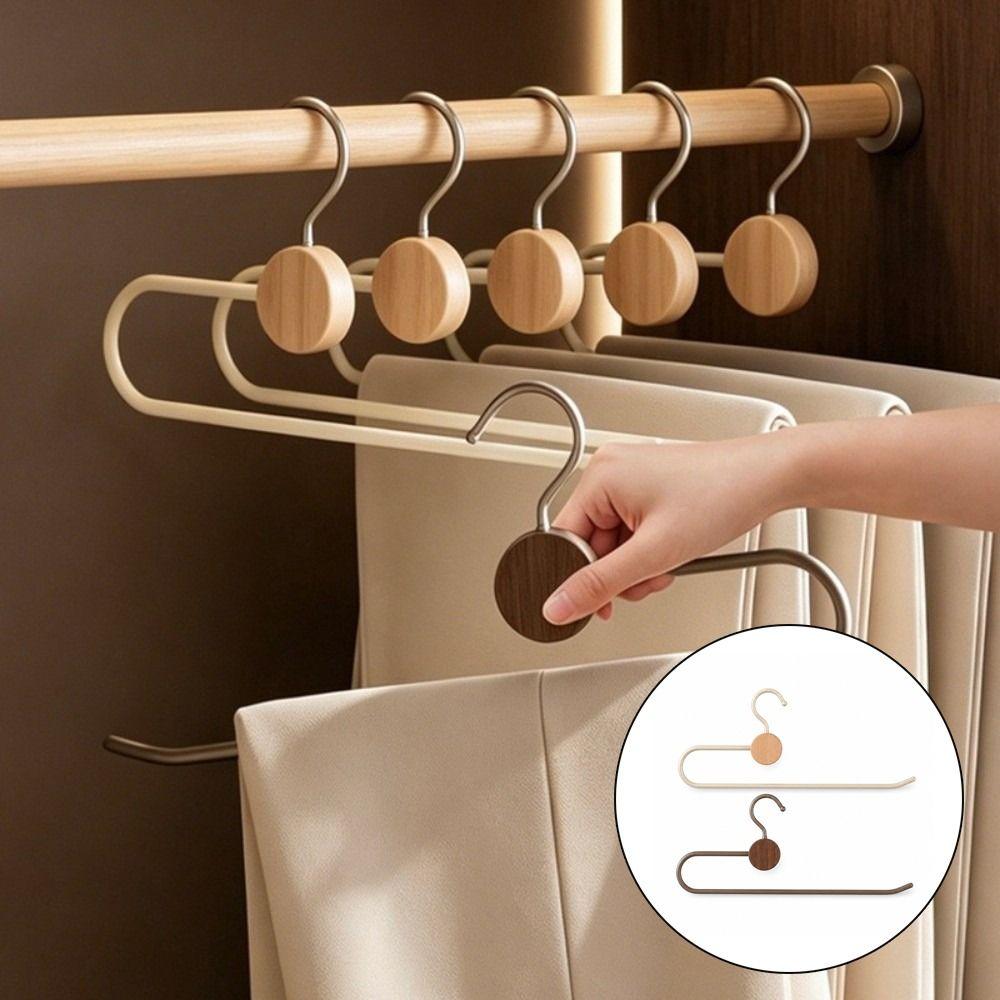Metal Pants Hanger Non Slip Door Hanging Rack New Hanging Clothes Rack Closet Organization