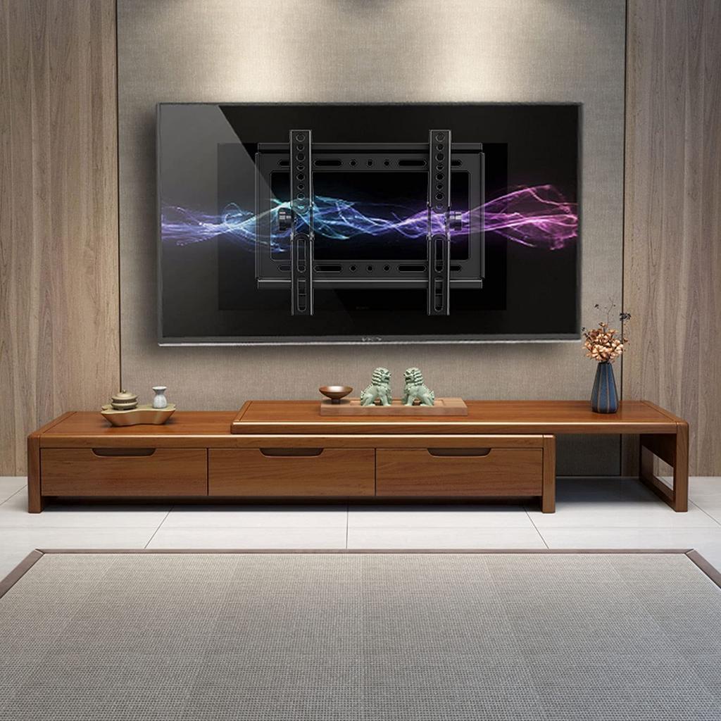 TETVIK TV Supporto da parete piccolo e regolabile LCD verticale per TV LCD Compatibile con gli standard VESA Capacità di carico Inclinazione Supporto da parete TV Staffa,