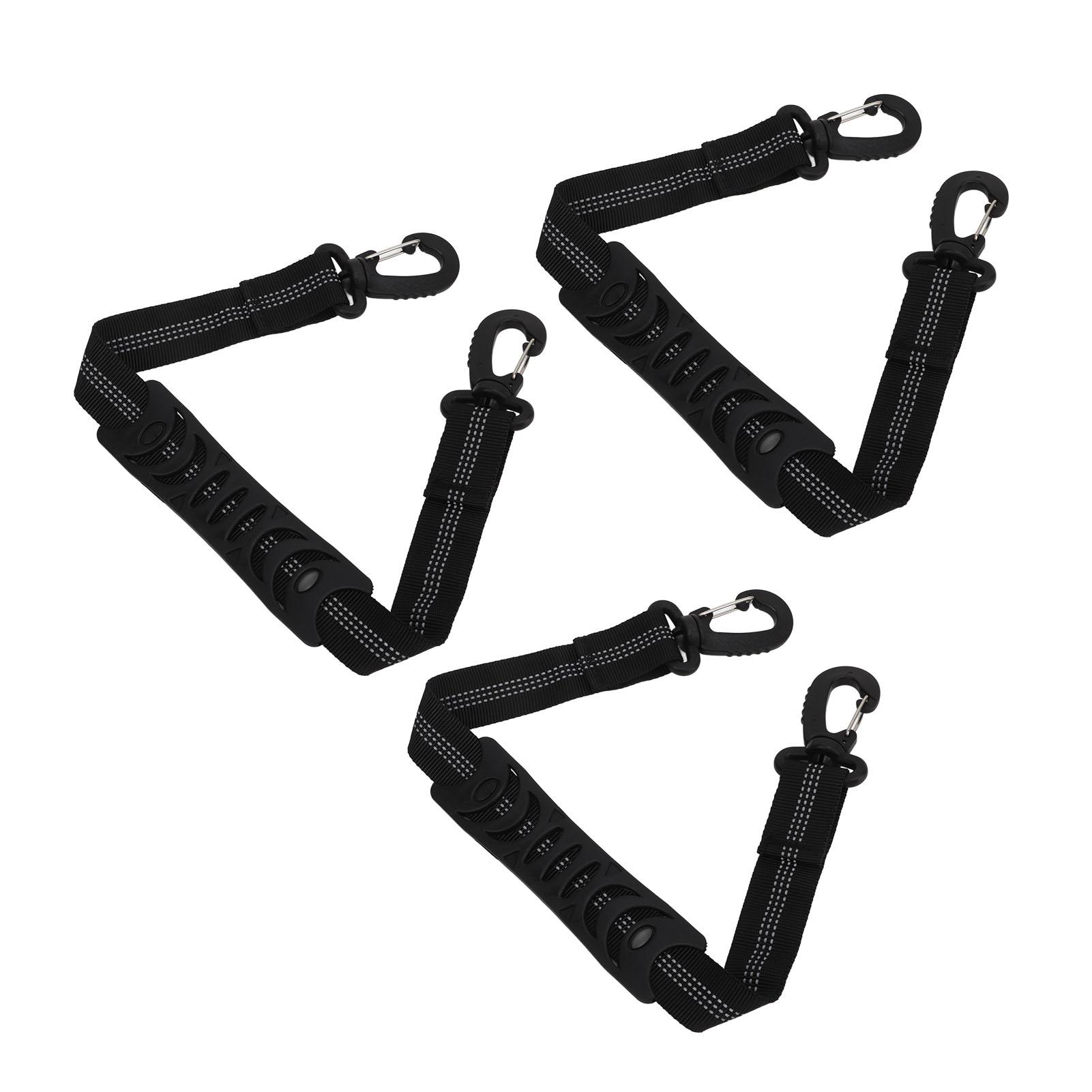 

3 Pcs Roller Skate Leash Nylon Ski Boots Carrier Strap Snowboard Boot Carrier Strap for Carrying Skate Shoes Black чёрный