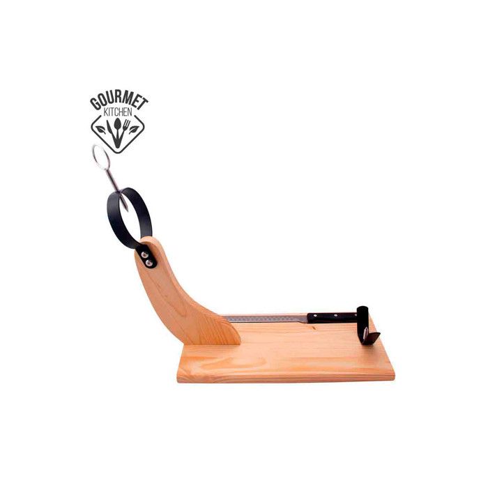 Support premium pour jambon cru couteau inclus
