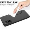 For Realme C67 4G Case Liquid Silicone Fiber Lining Protective Phone Cover with Strap