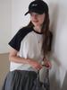 Deomiteun [2Nd] Brume Half T-Shirt (Melange/Navy)